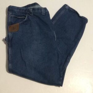 Wrangler Riggs Workwear Mens Carpenter Jeans Sz 50X30